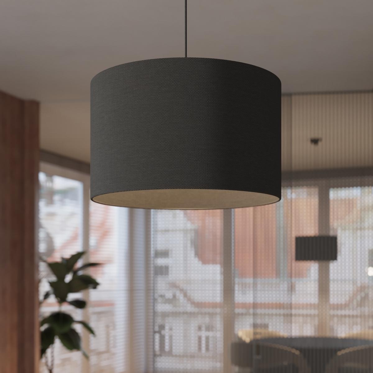 Lampa wisząca NOVA 30 czarna 88x30x30cm nowoczesna E27 do salonu nr. 12