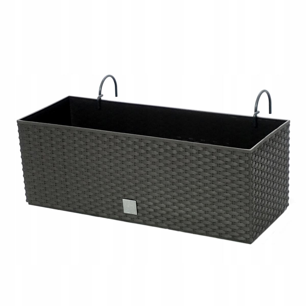6szt Skrzynka balkonowa 50cm+ uchwyty, nawadnianie nr. 3