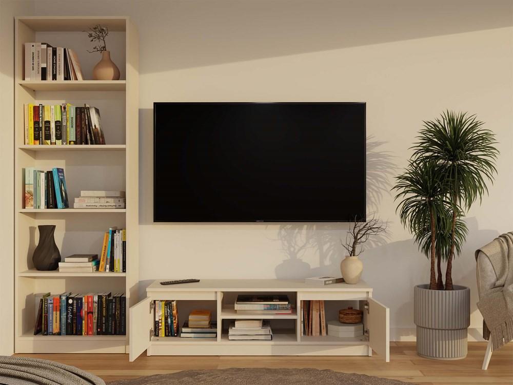 Szafka RTV Malwa 36x120x40 cm do salonu kaszmir beż nr. 5