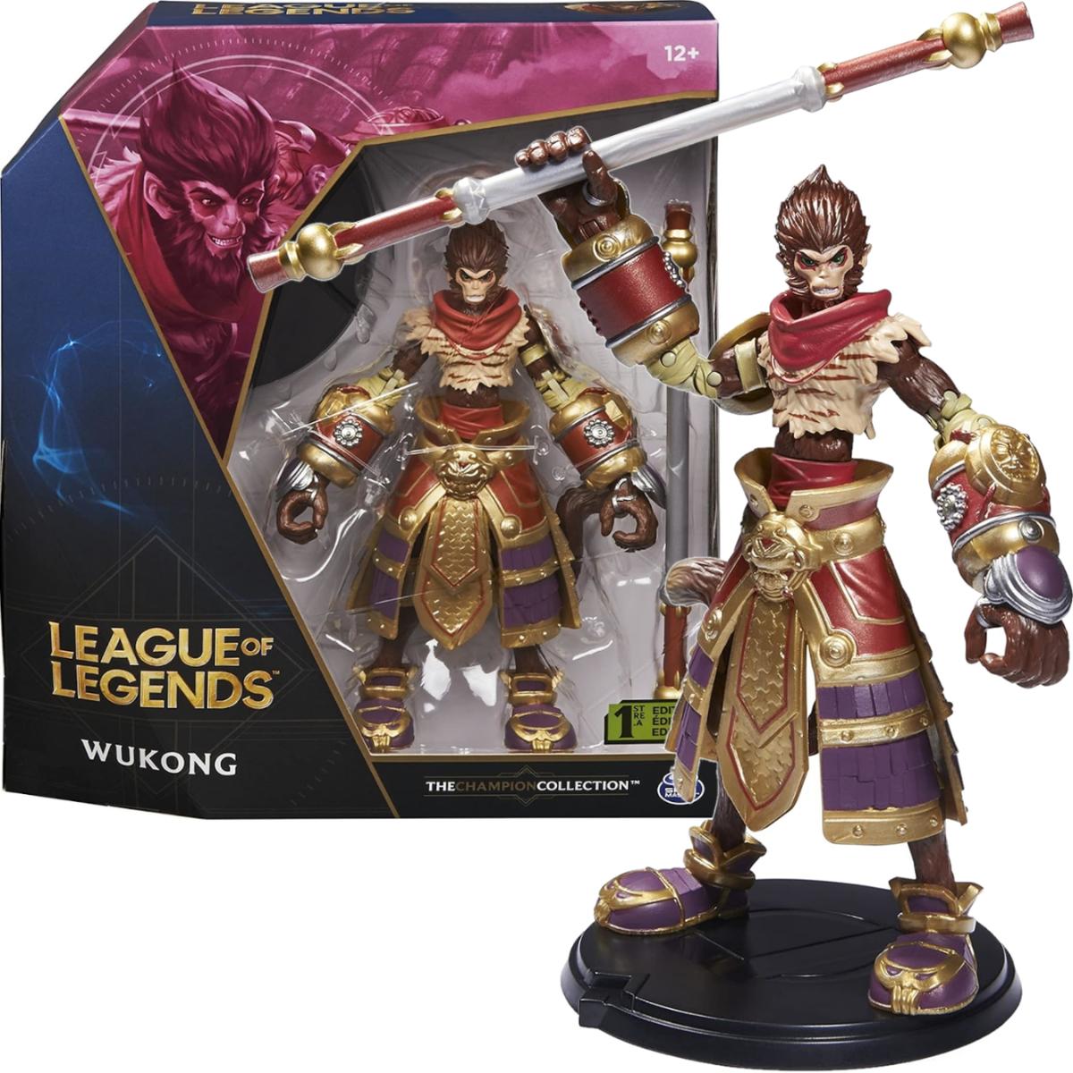 ORYGINALNA RUCHOMA FIGURKA AKCJI WUKONG 18cm LEAGUE OF LEGENDS RIOT GAMES 