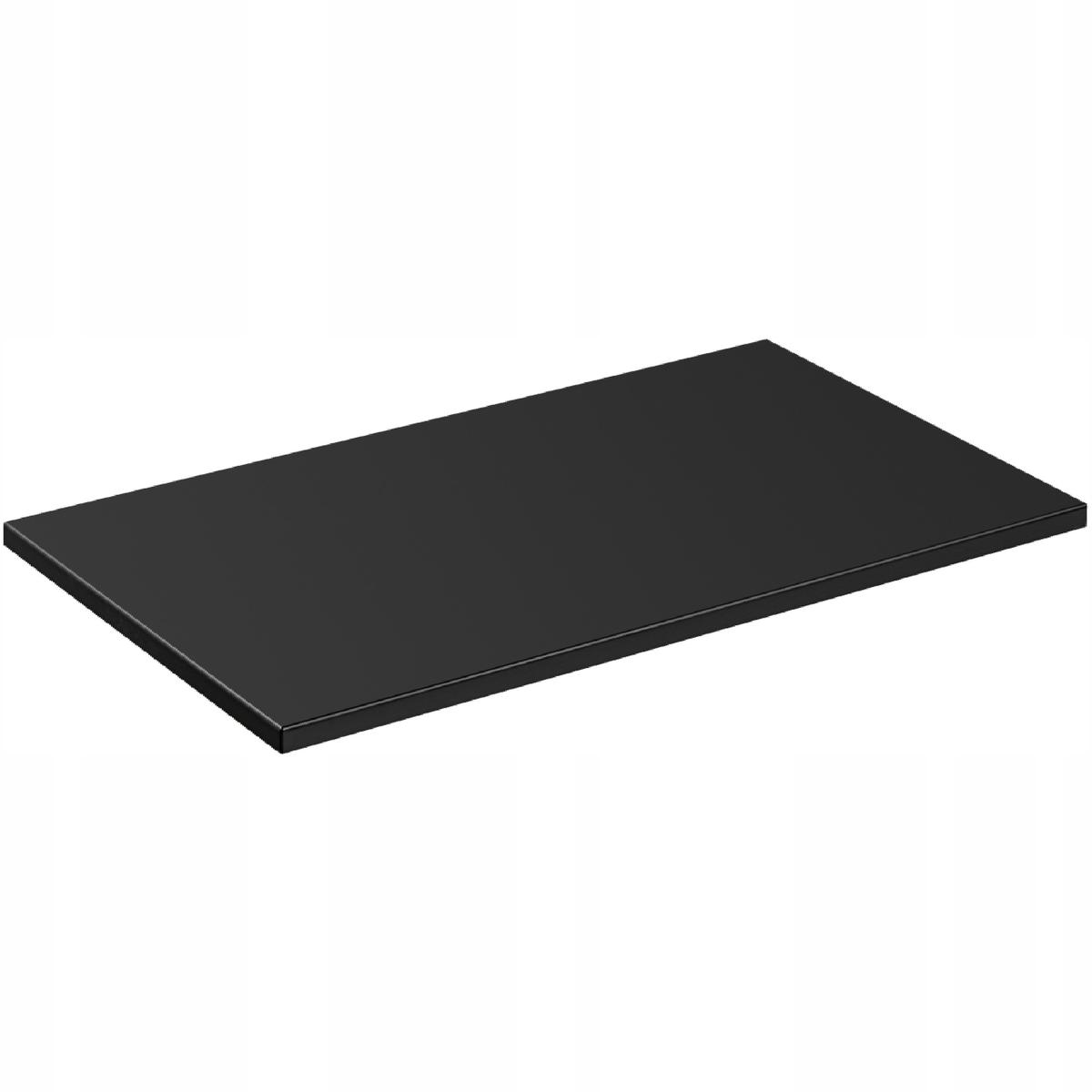 Blat do szafki łazienkowej SANTA FE BLACK 80,4x46x2,5 cm loft czarny mat