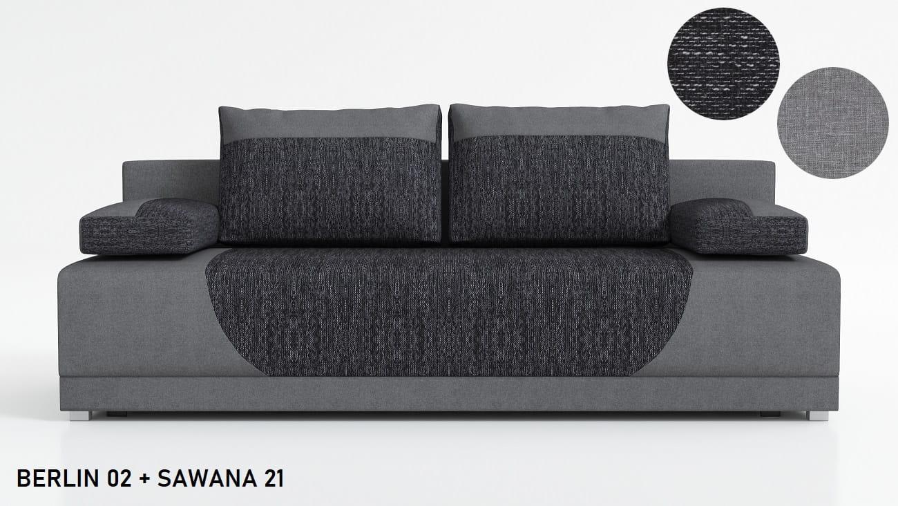 Kanapa Cleo 201x92x85 cm do salonu berlin sawana