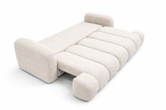 Kanapa rozkładana trzyosobowa Mediolan 250x112x90 cm LOOP 01 sofa z funkcją spania ivory - Miniaturka zdjęcia nr 6