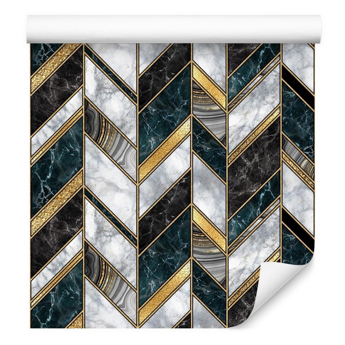 Tapeta Nowoczesna Mozaika MARMUR Styl Art Deco 3D  nr. 4