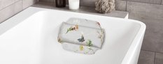 Podkładka pod szyję Flores 32x22 cm Kleine Wolke szary kwiaty  - Miniaturka zdjęcia nr 4