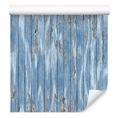 Tapeta Do Salonu Niebieskie DESKI w Stylu Vintage 53x1000  - Miniaturka zdjęcia nr 7
