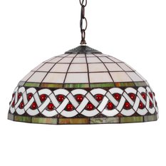 Lampa wisząca K-P162208 TIFANY 40x115x27 cm do salonu lub jadalni wielokolorowy - Miniaturka zdjęcia nr 3