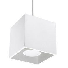 Lampa wisząca QUAD 1 biały 110x10x10cm nowoczesna G10 do salonu - Miniaturka zdjęcia nr 1