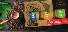 Zestaw Caveres prezentowy BRAZYLIA, KOLUMBIA SALWADOR Kawa ziarnista 750G - Miniaturka zdjęcia nr 2