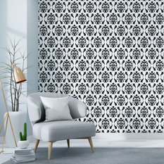 Tapeta Czarno-Białe ORNAMENTY Eleganckie Wzory  - Miniaturka zdjęcia nr 5