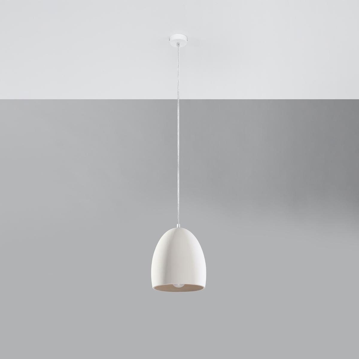 Lampa wisząca ceramiczna FLAWIUSZ 122x30x30cm nowoczesna E27 do salonu nr. 2