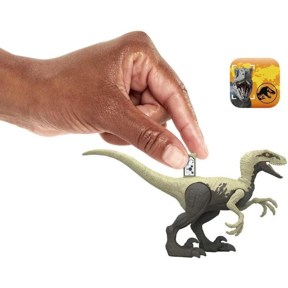 Park jurajski mattel dinozaur velociraptor jurassic world dino trackers dla dziecka nr. 6