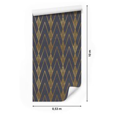 Tapeta nowoczesny wzór geometryczny, dekoracja ekskluzywna - Miniaturka zdjęcia nr 2