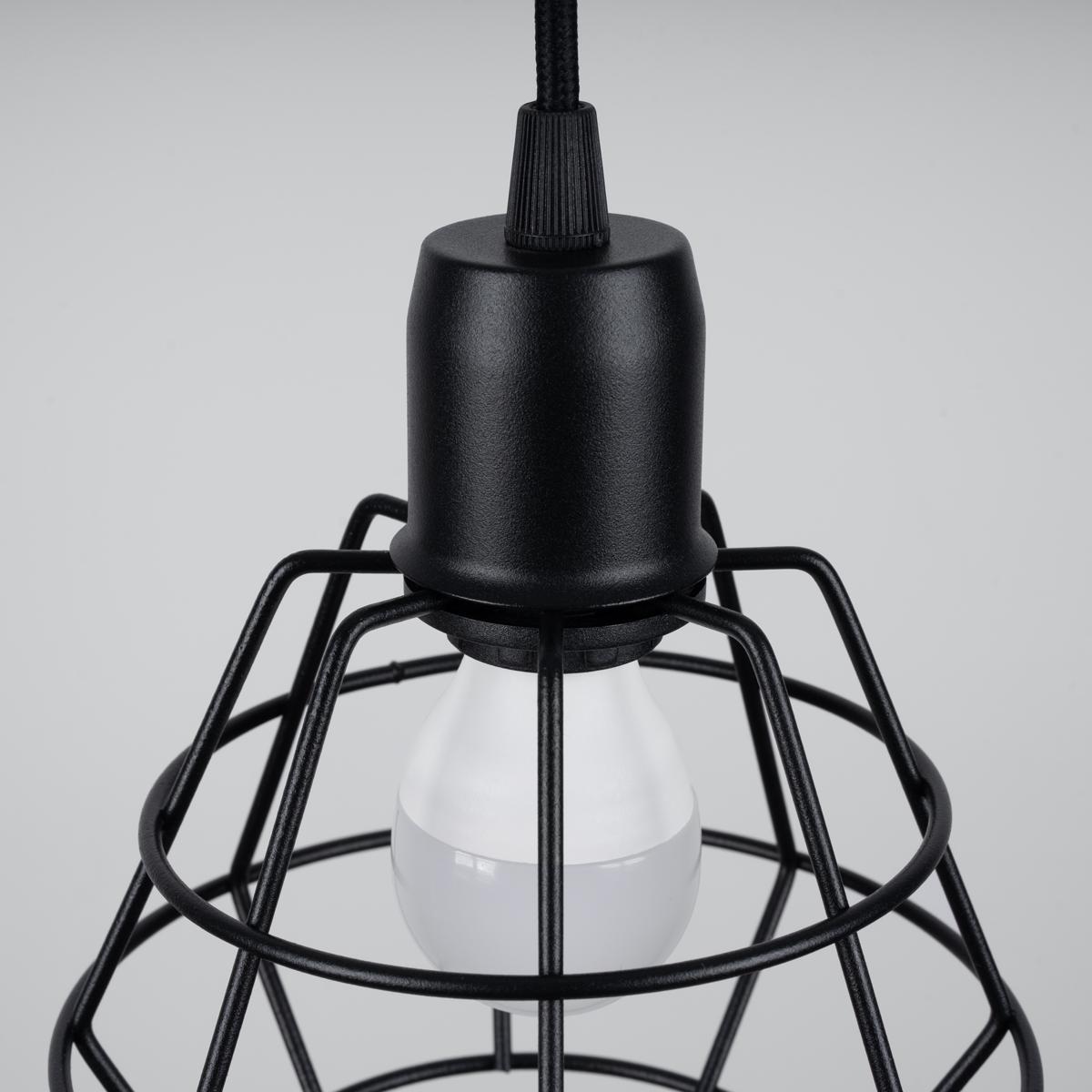 Lampa wisząca SUBA 3P czarna 120x38x38cm nowoczesna E14 do salonu nr. 4