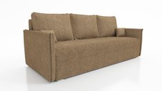 Kanapa Bianca 90x207x93 cm z funkcją spania do salonu rozkładana lambi brązowa - Miniaturka zdjęcia nr 1