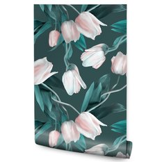 Tapeta w Rolce 10m TULIPANY Kwiaty Liście Natura - Miniaturka zdjęcia nr 1