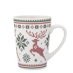 Kubek 540 ml świąteczny wysoki stożek do kuchni Scandi Winter - Miniaturka zdjęcia nr 1