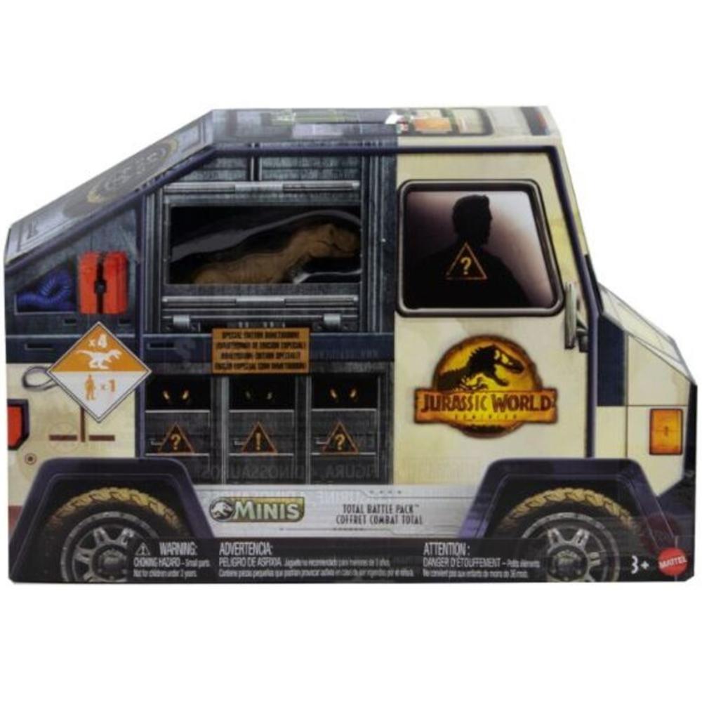 Jurassic world dominion park jurajski minis total battle 5-pak dla dziecka nr. 2