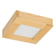 Panel LED 20 x 20 x 5 cm plafon z drewna jesionowego 18W 4000K do salonu - Miniaturka zdjęcia nr 1