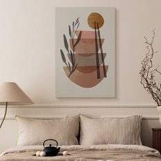 Obraz Na Ścianę Akwarele Styl Boho Natura Abstrakcja 80x120cm - Miniaturka zdjęcia nr 5