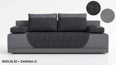 Kanapa Cleo 201x92x85 cm do salonu berlin sawana - Miniaturka zdjęcia nr 1