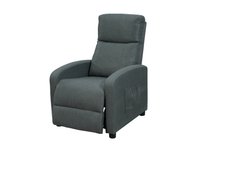 Fotel dla seniora VELLO szary 64x89-156 cm x98 cm rozkładany fotel TV z funkcją spania komfortowy do salonu i pokoju - Miniaturka zdjęcia nr 4