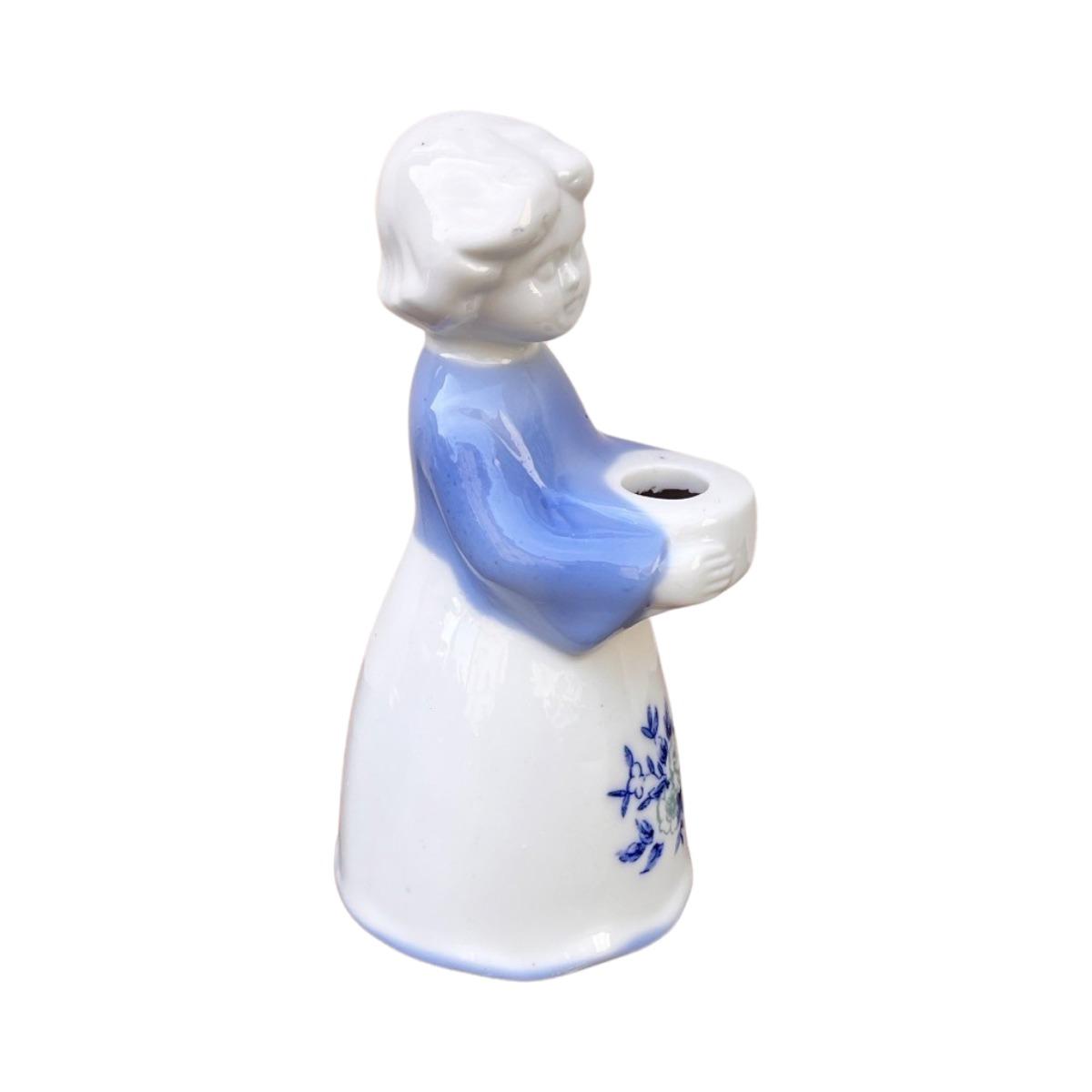 Porcelanowa figurka świecznik Chłopiec, Lilienthal, Niemcy lata 80. nr. 5