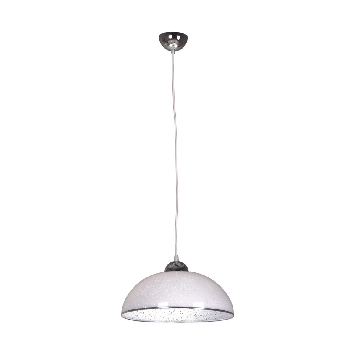 Lampa wisząca K-3532 AROSA 37x100x37 cm do salonu lub pokoju chrom/biały