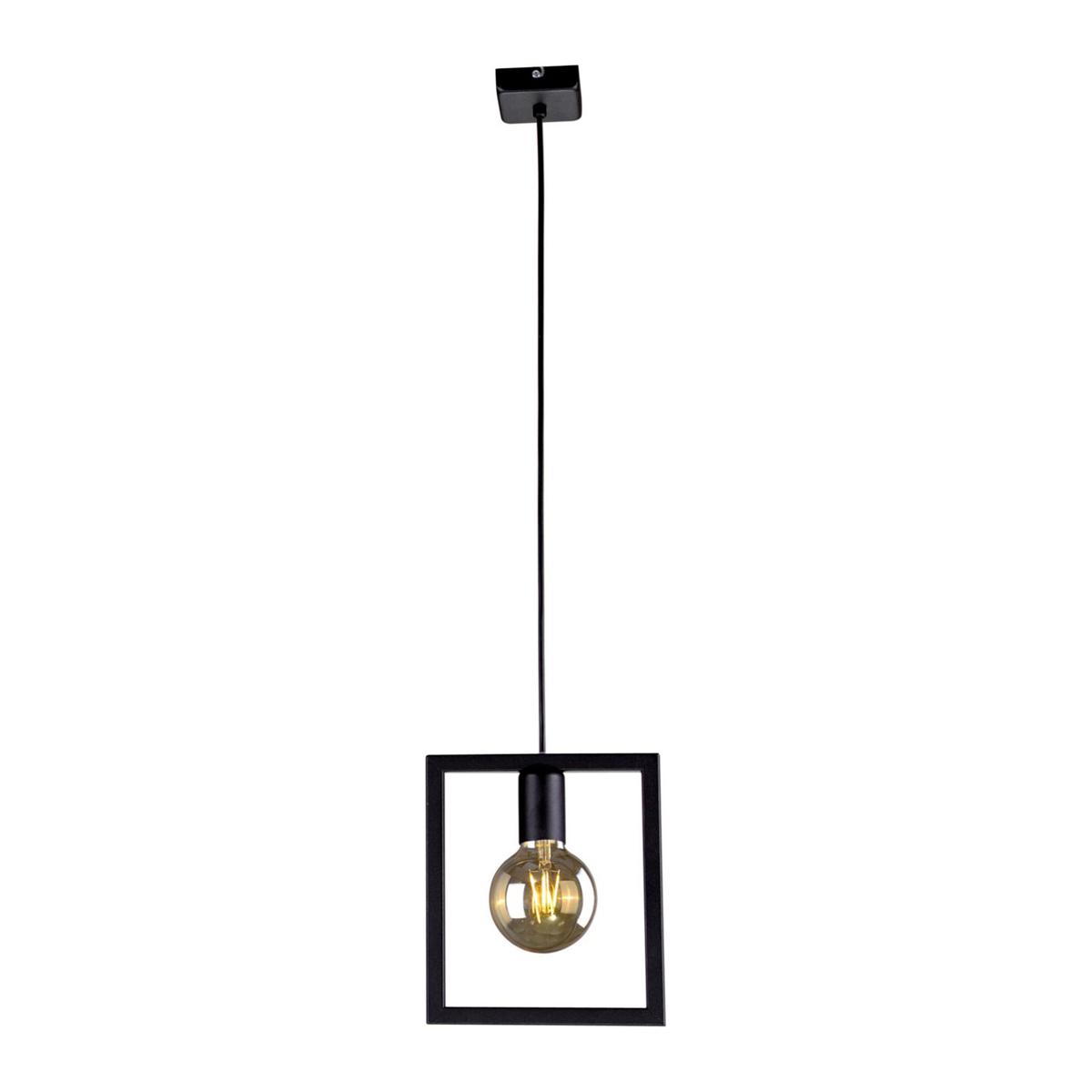 Lampa wisząca K-4030 LAVAYA 21x95x24 cm do salonu lub pokoju czarny