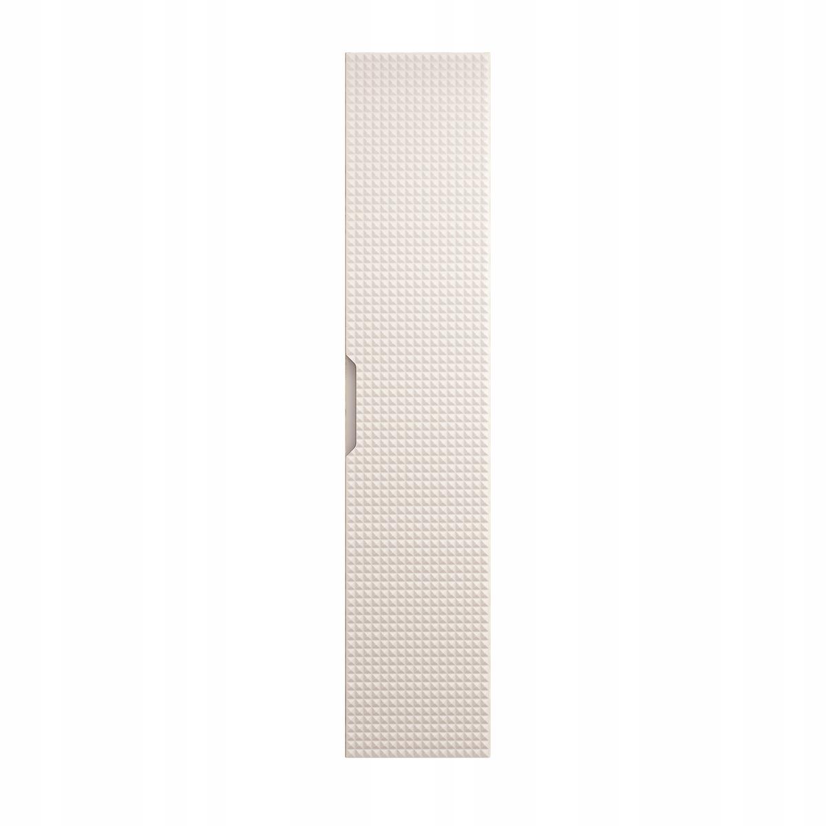 Słupek Łazienkowy 170 cm BEŻOWY WYSOKI Wiszący Dąb Front 3D MDF LUXOR nr. 4