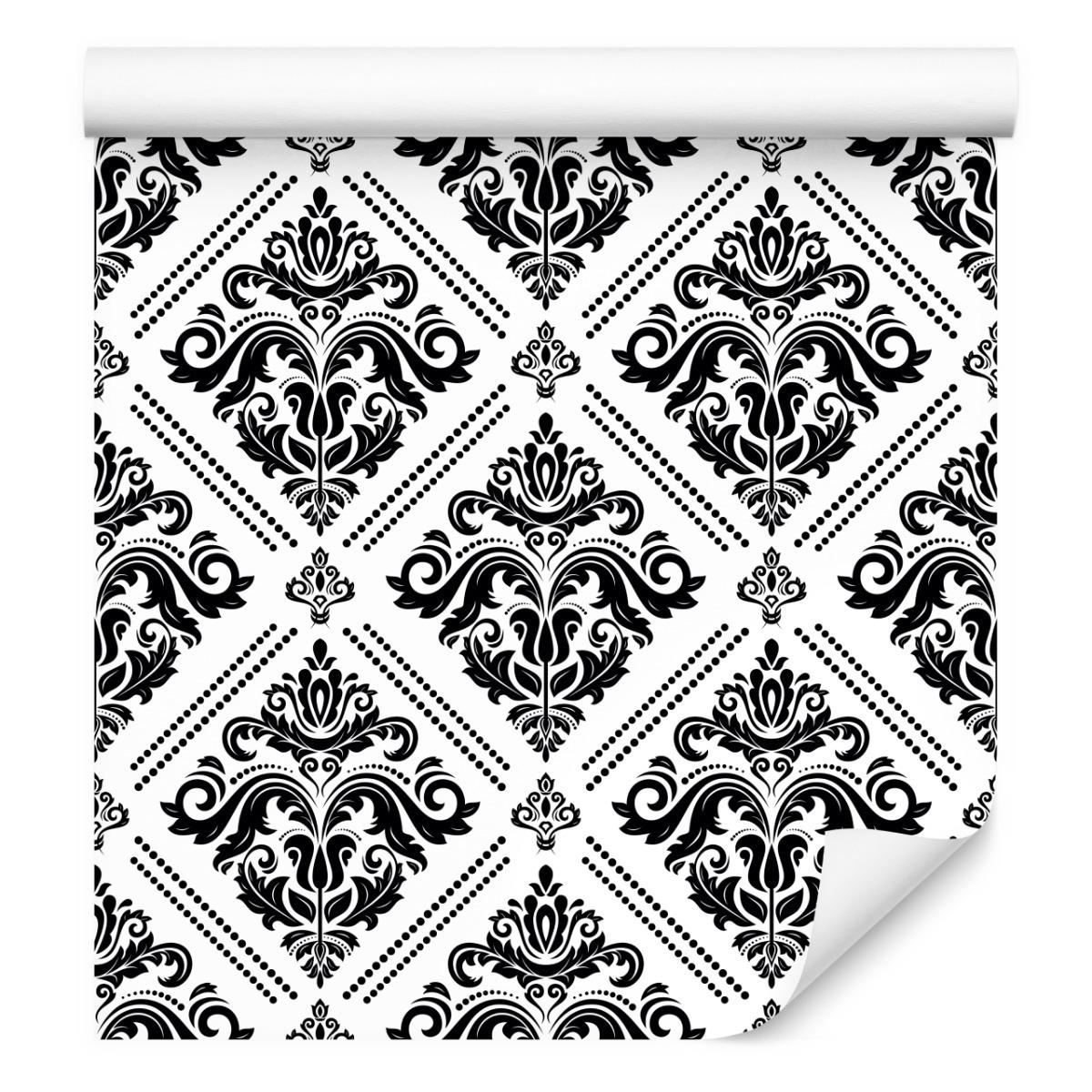 Tapeta Na Korytarz Czarno-Białe WZORY Ornamenty 53x1000  nr. 5