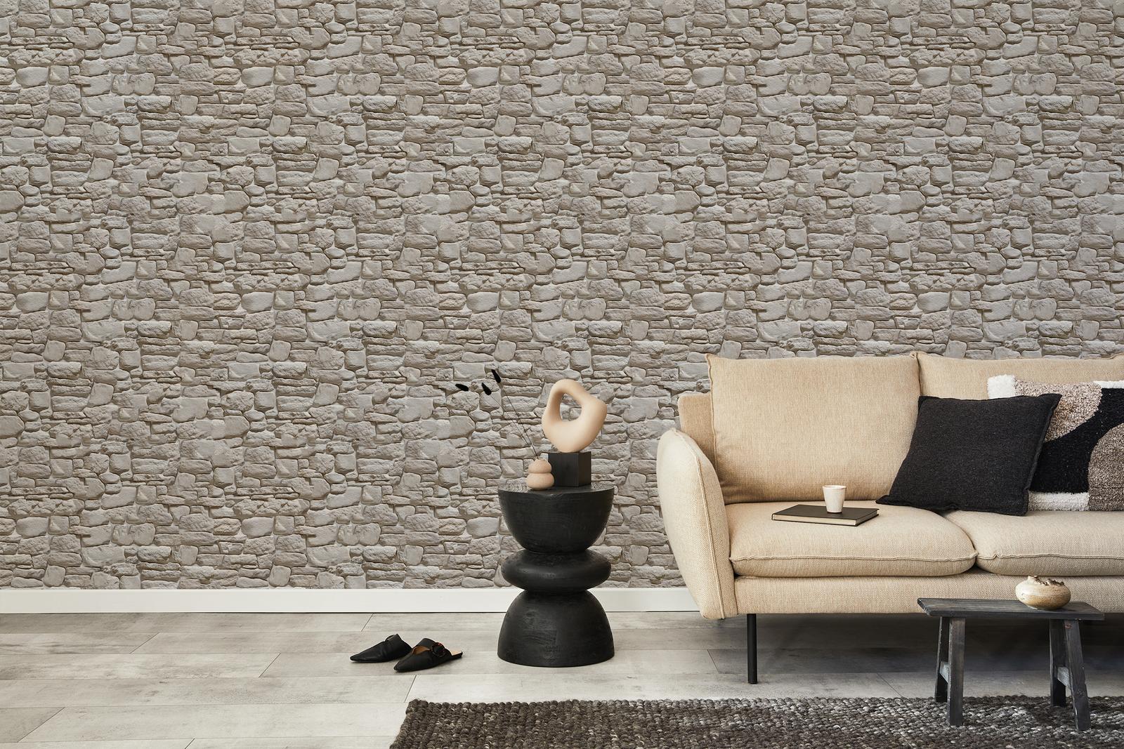 Tapeta Ścienna KAMIENNA Ściana Mur Cegła Efekt 3D  nr. 8