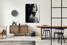 Obraz Na Płótnie Zmysłowy PORTRET Kobiety Abstrakcja Styl Glamour 80x120cm - Miniaturka zdjęcia nr 10