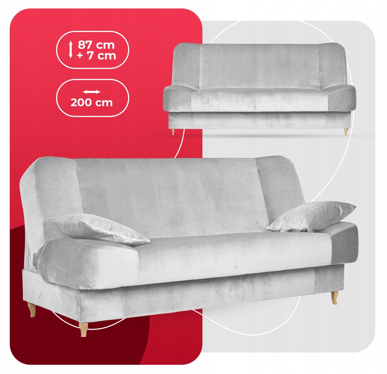 Wersalka kanapa sofa tapczan rozkładana Sara Family Meble nr. 3