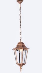 Lampa ogrodowa wisząca K-5006H / LOZANA 22x92x40 cm do ogrodu czarny/złoty - Miniaturka zdjęcia nr 6