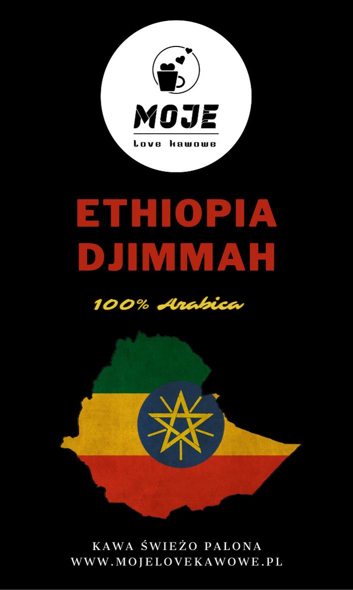 Kawa Etiopia Djimmah 1000g zmielona