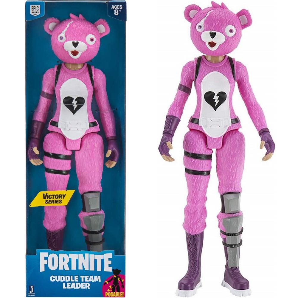 Ruchoma figurka cuddle team leader 30cm fortnite victory series jazwares dla dziecka