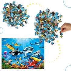 CASTORLAND Puzzle układanka 200 elementów Tropical Underwater World - Tropikalny Podwodny Świat 7+ - Miniaturka zdjęcia nr 5