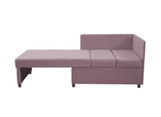 Sofa rozkładana dziecięca Viluś 106x75x80 cm narożnik jednoosobowy do pokoju z funkcją spania i przechowywania dla dzieci różowy - Miniaturka zdjęcia nr 4