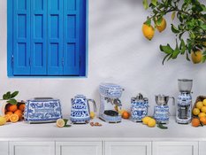 Czajnik elektryczny SMEG 1,7l L 22,6x17,1x24,8 cm SMEG X Dolce & Gabbana Blu Mediterraneo niebieski do kuchni - Miniaturka zdjęcia nr 6