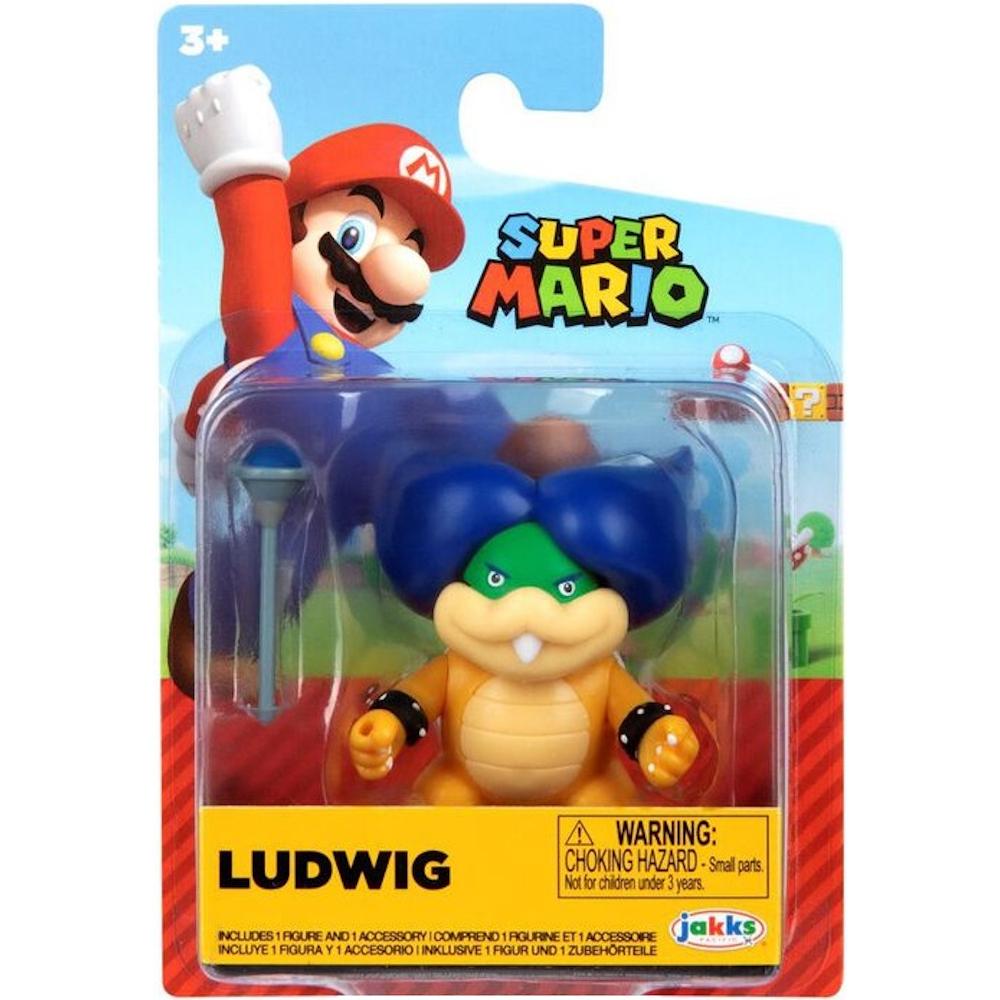 SUPER MARIO RUCHOMA FIGURKA LUDWIG + RÓŻDŻKAJAKKS PACIFIC ORYGINALNA 