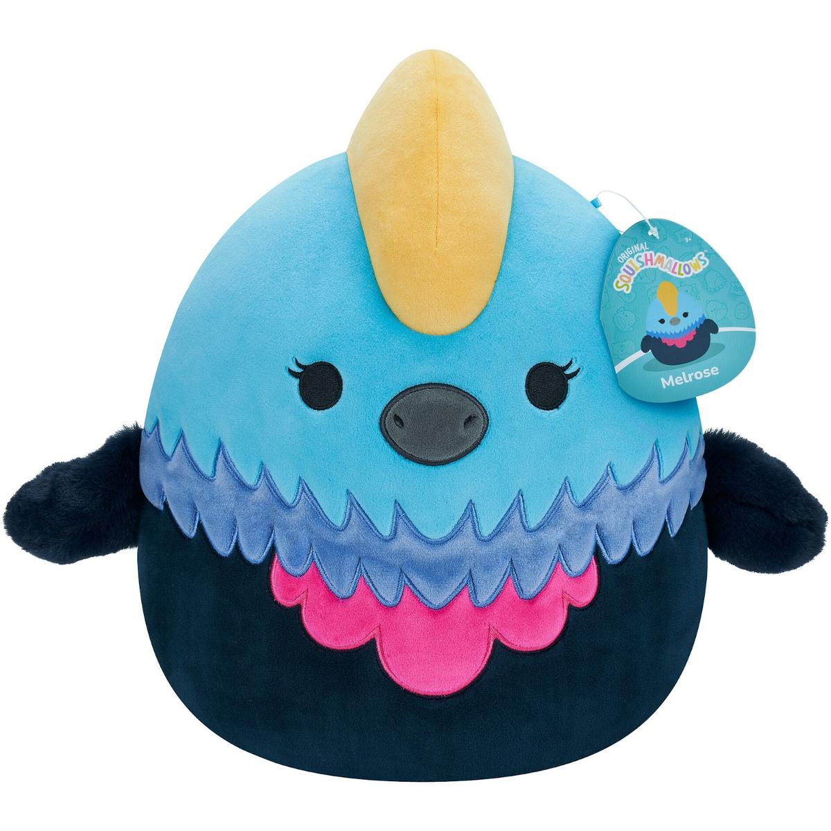 MASKOTKA PLUSZOWA PLUSZ PLUSZAK CASSOWARY KAZUAR MELROSE 30cm dla dziecka SQUISHMALLOWS 