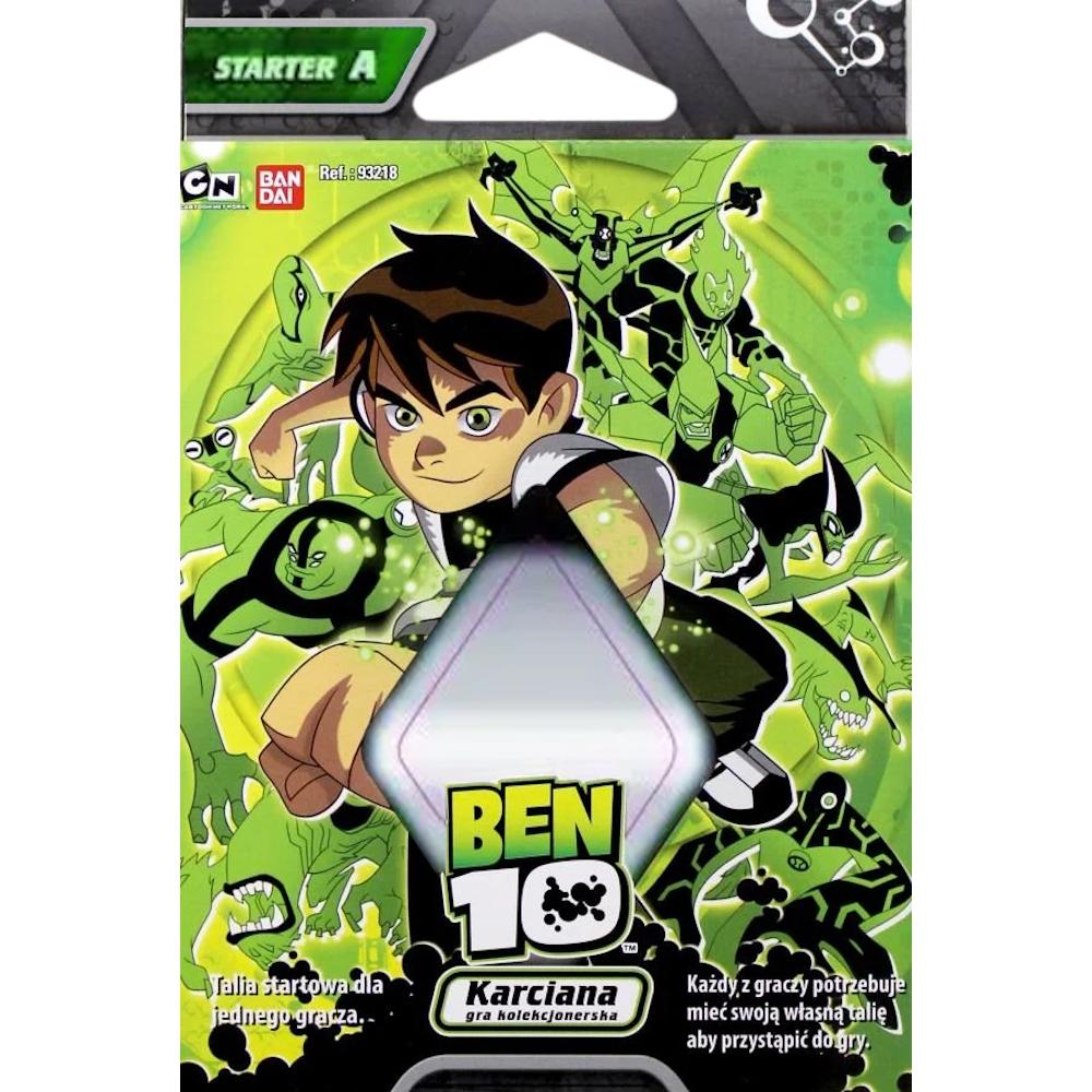 BEN 10 KARCIANA GRA KOLEKCJONERSKA BANDAI - TALIA STARTOWA - STARTER A nr. 1