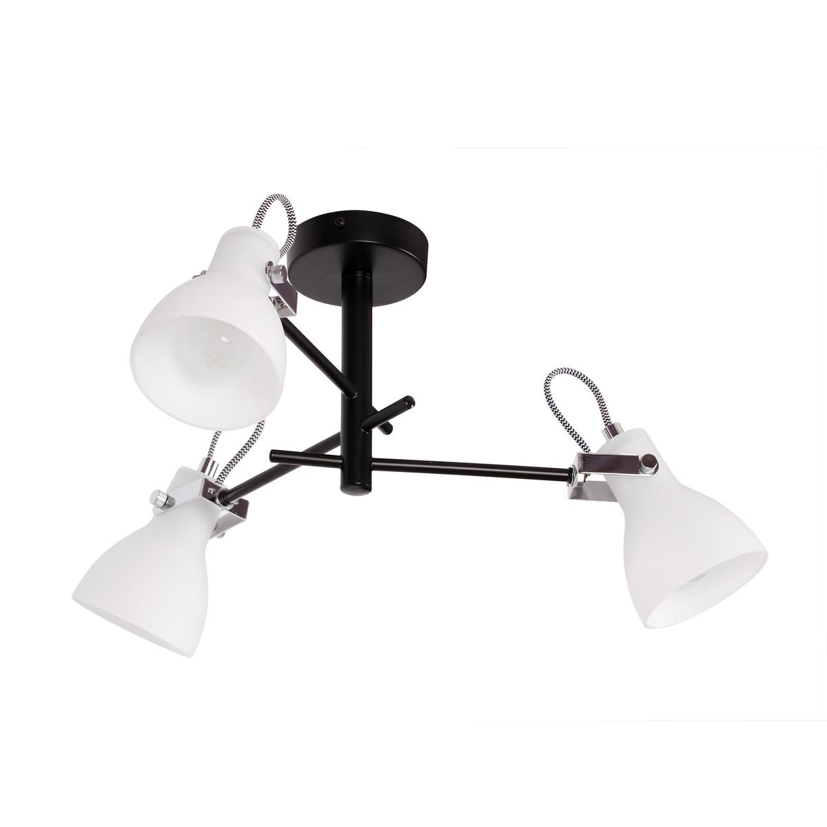 Lampa sufitowa K-8110 KANTI 50x26x50 cm do salonu lub pokoju biały/czarny nr. 2