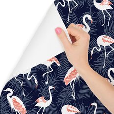 Tapeta – Flamingi, dekoracja w stylu nowoczesnym