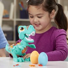 PLAY-DOH DINO CREW CIASTOLINA ZESTAW PRZEŻUWAJĄCY DINOZAUR CRUNCHIN T-REX - Miniaturka zdjęcia nr 9