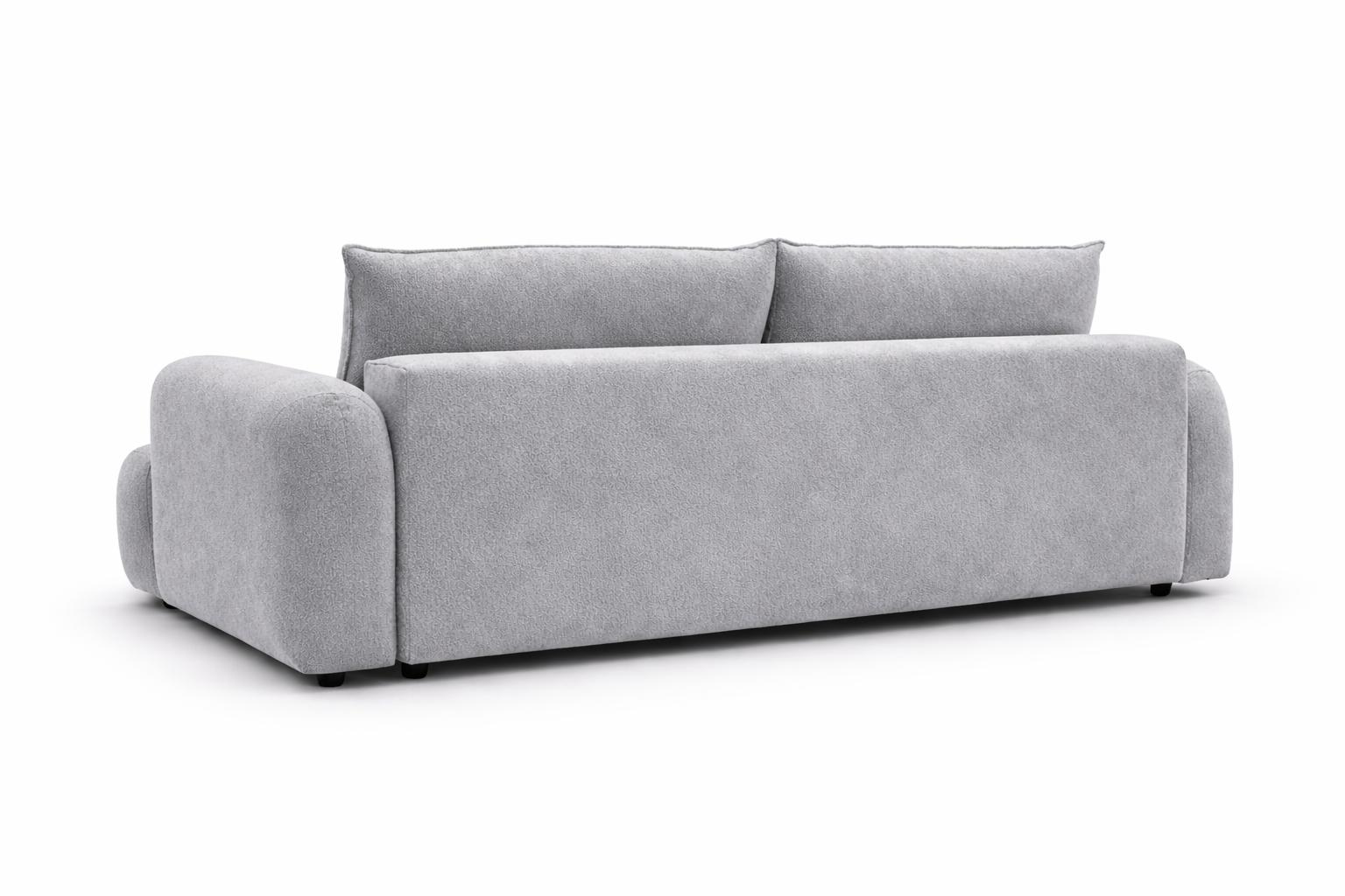 Kanapa rozkładana trzyosobowa Mediolan 250 cm BLUVEL 03 sofa z funkcją spania szary velvet nr. 6