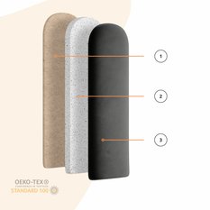 Panele tapicerowane 30x60 cm na ścianę płotek miętowy magic velvet - Miniaturka zdjęcia nr 7