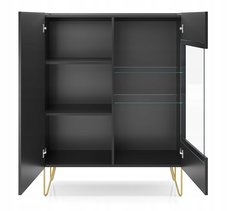 Witryna WT97 system HARMONY czarny grafit / marmur royal - Miniaturka zdjęcia nr 3