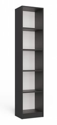 Regał Onyx 182x40x30 cm do salonu antracyt  - Miniaturka zdjęcia nr 1